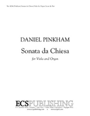 Daniel Pinkham: Sonata da Chiesa: Alto et Accomp.