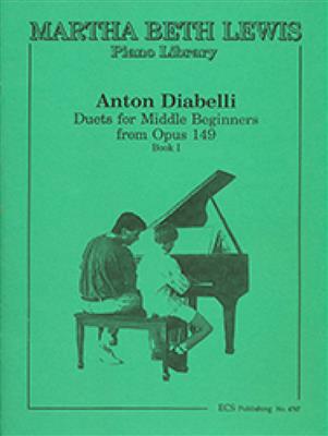 Anton Diabelli: Duets for Middle Beginners from Op. 149, Book 1: Piano Quatre Mains