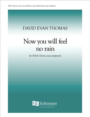 David Evan Thomas: Now You Will Feel No Rain: Voix Hautes A Cappella