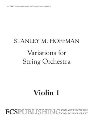 Stanley M. Hoffman: Variations for String Orchestra: Orchestre à Cordes