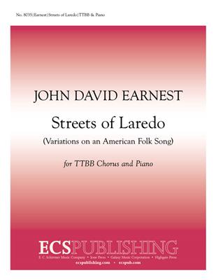 John David Earnest: Streets of Laredo: Voix Basses et Piano/Orgue