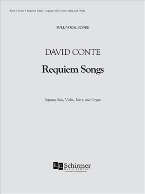 David Conte: Requiem Songs: Chant et Piano