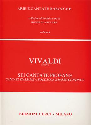 Antonio Vivaldi: Sei Cantate Profane: Chant et Piano