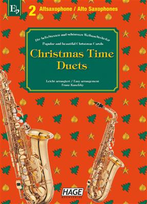 Franz Kanefzky: Christmas Time Duets für 2 Altsaxophone: Duo pour Saxophones