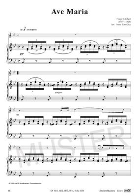 Franz Kanefzky: Alte Meister für Klarinette in B und Klavier/Orgel: Clarinette et Accomp.