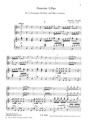 Antonio Vivaldi: Konzert Für 2 Trompeten: Duo pour Trompettes