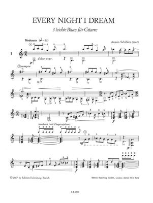 Armin Schibler: Every Night I Dream: Solo pour Guitare