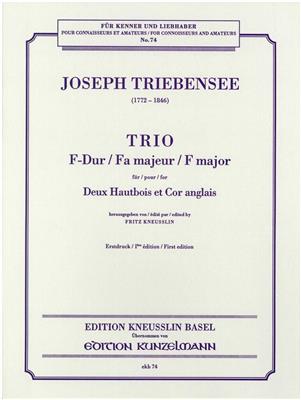 Joseph Triebensee: Trio Für 2 Oboen und Englischhorn: Bois (Ensemble)