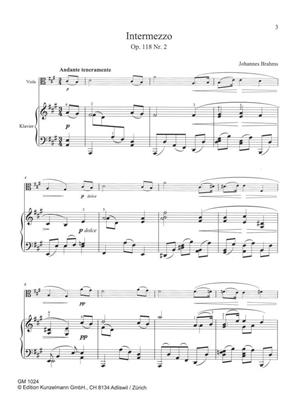 Johannes Brahms: Intermezzo Op. 118 Nr. 2: Alto et Accomp.