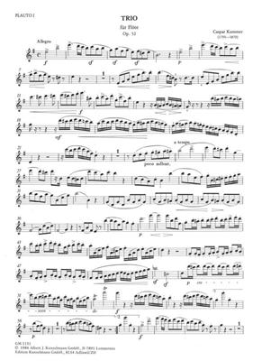 F. Kummer: Trio Op.52: Flûtes Traversières (Ensemble)