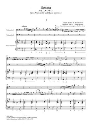 Joseph Bodin de Boismortier: Sonate: (Arr. Werner Thomas-Mifune): Duo pour Violoncelles