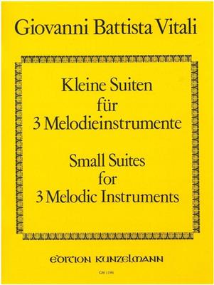 Giovanni Battista Vitali: Kleine Suiten Für 3 Melodieinstrumente: Trio de Cordes