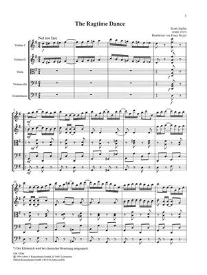 Scott Joplin: 3 Ragtimes Für Streichquartett: (Arr. Franz Beyer): Quatuor à Cordes