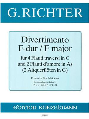 Giuseppe Richter: Divertimento: Flûtes Traversières (Ensemble)