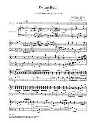 Carl Andreas Göpfert: Konzert Für Klarinette und Orchester: Clarinette et Accomp.