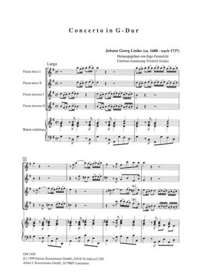 Johann Georg Linike: Concerto: Ensemble de Chambre