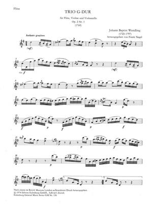 Johann Baptist Wending: Trio: Ensemble de Chambre