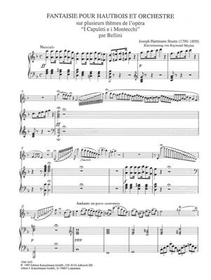 Joseph Hartmann Stuntz: Fantasie Für Oboe: Hautbois et Accomp.