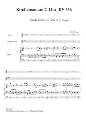 Wolfgang Amadeus Mozart: Kirchensonaten: Hautbois et Accomp.