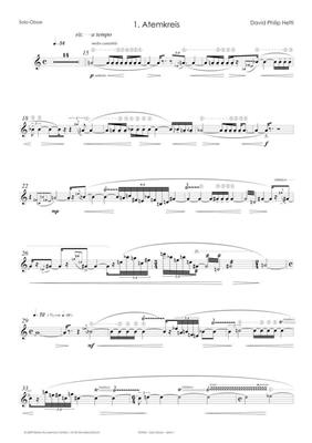 David Philip Hefti: Rotas, Konzert Für Oboe und Orchester: Solo pour Hautbois