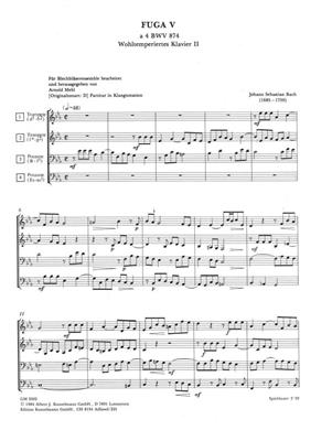 Johann Sebastian Bach: Fuga V: Ensemble de Cuivres
