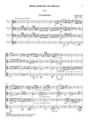 Rudolf Ochs: Kleine Suite: Cor d'Harmonie (Ensemble)