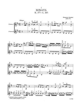 Domenico Scarlatti: 5 Sonaten Für 2 Gitarren: Duo pour Guitares