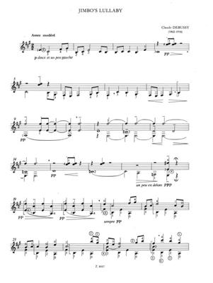 Claude Debussy: 6 Stücke Für Gitarre: Solo pour Guitare