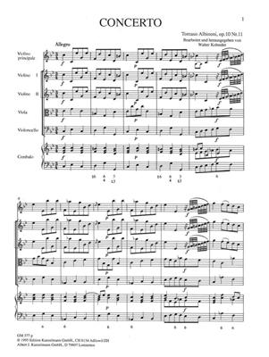 Tomaso Albinoni: Concerto A Cinque Op. 10-11: Cordes (Ensemble)