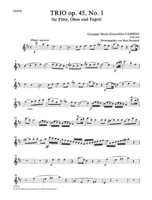 Giovanni Giuseppe Cambini: 2 Trios: Bois (Ensemble)