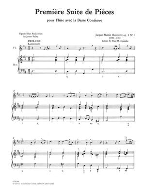 Jacques-Martin Hotteterre: Première Suite: Flûte Traversière et Accomp.
