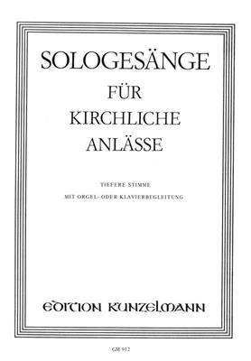 Solo Gesange Fur Kirchliche: Solo pour Chant