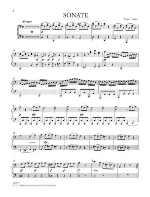 Franz Danzi: Sonate: Piano Quatre Mains