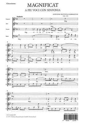 Giovanni Battista Sammartini: Magnificat: Chœur Mixte et Ensemble