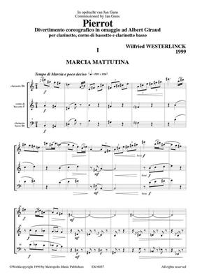 Wilfried Westerlinck: Pierrot: Clarinettes (Ensemble)