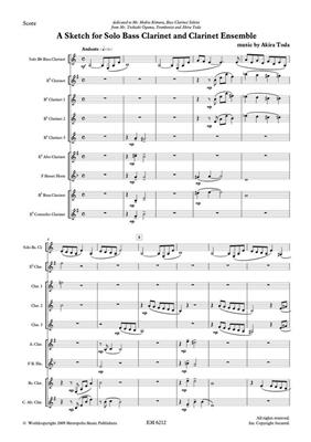 Akira Toda: A Sketch: Clarinettes (Ensemble)