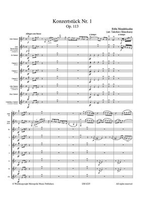 Felix Mendelssohn Bartholdy: Konzertstück Nr. 1: (Arr. Takehiro Shinohara): Clarinettes (Ensemble)
