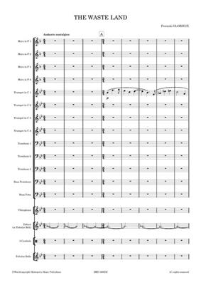Francois Glorieux: The Waste Land for Brass Ensemble and Percussion: Ensemble de Cuivres