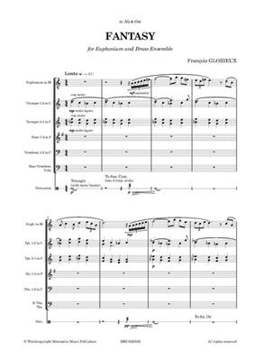Francois Glorieux: Fantasy for Euphonium and Brass Ensemble: Ensemble de Cuivres