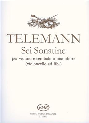 Georg Philipp Telemann: Sei sonatine für Violine und CZalo (Klavier): Violon et Accomp.