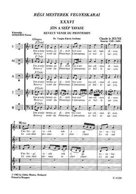 Old Masters' Mixed Choruses V36: Chœur Mixte et Accomp.