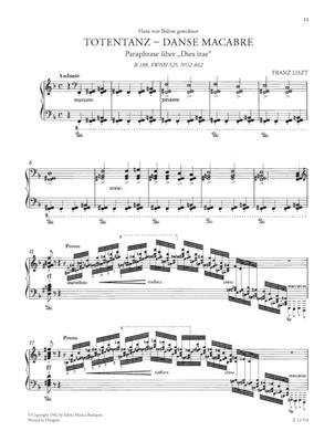 Franz Liszt: Totentanz: Solo de Piano