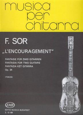 Fernando Sor: L'encouragement op. 34 Fantasie für zwei Gitarren: Duo pour Guitares