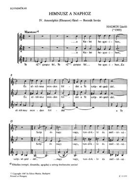 Himnusz a naphoz: Voix Hautes A Cappella