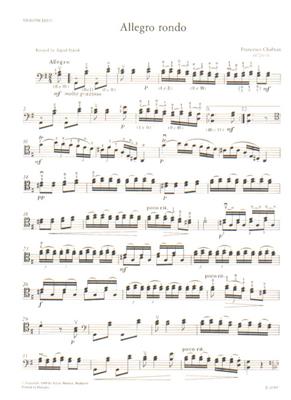 Francesco Chabran: Allegro rondo: Violoncelle et Accomp.