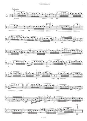 10 etudes melodiques op. 57 (Violoncello II ad li