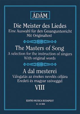 Adam Jenö: Die Meister des Liedes VIII Lieder der französisc: Chant et Piano