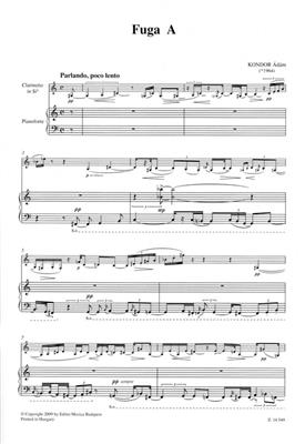 Adam Kondor: Variations of a Double: Clarinette et Accomp.