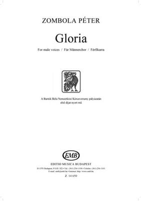Peter Zombola: Gloria: Voix Basses A Capella