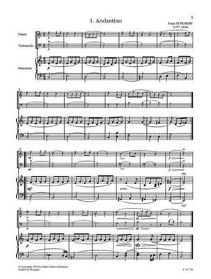 András Soós: Trios für Flöte, Cello und Klavier: Ensemble de Chambre